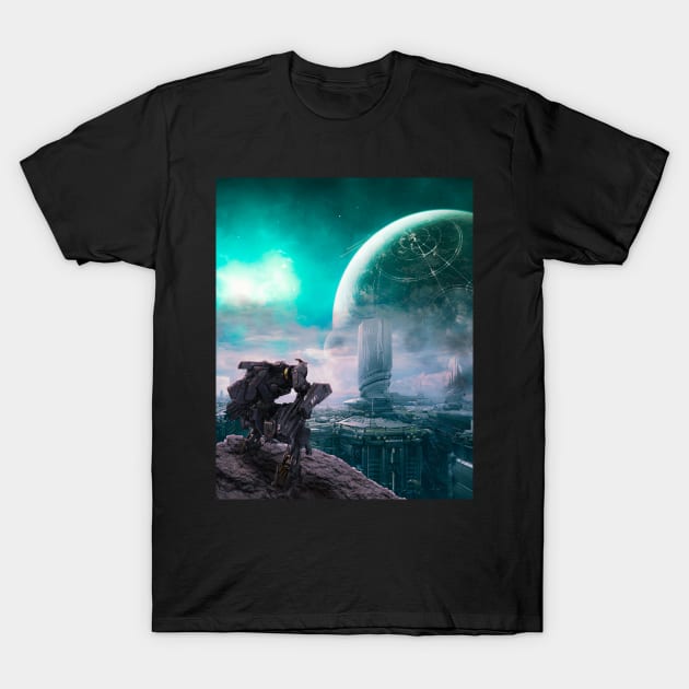 MECHA SPACE T-Shirt by SPACE DESIGN 1